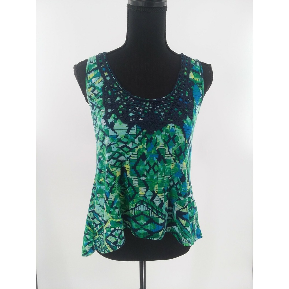 Self Esteem Multi Colored High Low Top Size Medium